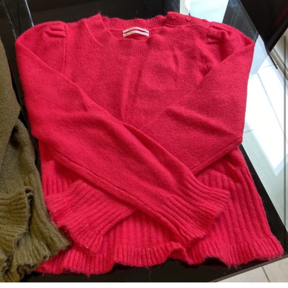 Anthropologie puff sleeve sweater nwot